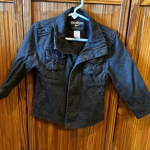 Oshkosh grey zipped jacket size 3T